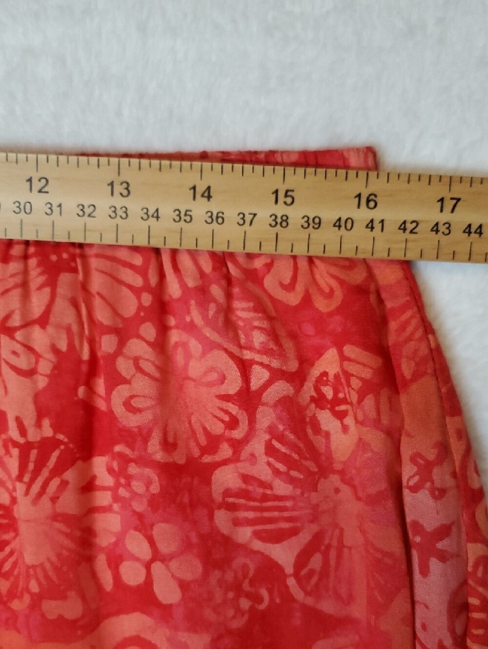 NWT Nomadic Traders Red Floral Flowy Midi Skirt Size Large - Picture 7 of 10